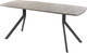 Миниатюра изображения товара Обеденный стол AMC Elite Е18(1100) D6 (графит/дуб уайт-ривер песочно-бежевый)