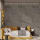 Миниатюра изображения товара Реечная панель STELLA Comfort De Luxe Sandgrau (600х600х9)