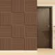 Миниатюра изображения товара Реечная панель STELLA Comfort De Luxe Terracotta (600х600х9)