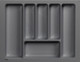 Миниатюра изображения товара Органайзер для столовых приборов AKS 600 Liner 540x430 (графит)