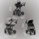Миниатюра изображения товара Детская универсальная коляска Bubago Pellegrino 3в1 / BG 163-2 (серый)