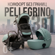 Миниатюра изображения товара Детская универсальная коляска Bubago Pellegrino 3в1 / BG 163-4 (зеленый)