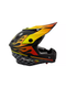 Миниатюра изображения товара Мотошлем Roqvi Flame (XS, оранжевый/черный матовый)