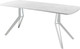 Миниатюра изображения товара Обеденный стол AMC Elite Е21(1100) D2 (серебро/мрамор кристалл)
