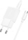 Миниатюра изображения товара Зарядное устройство сетевое Hoco N73 + кабель Type-C-Type-C (белый)