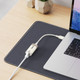 Миниатюра изображения товара Сетевой адаптер Hoco UA41 USB в RJ45 (слоновая кость)