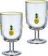 Миниатюра изображения товара Набор стаканов Lefard Fruity Pineapple 685-133 (2шт)