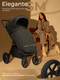 Миниатюра изображения товара Детская прогулочная коляска Sweet Baby SBL Elegante SM (черный)