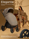 Миниатюра изображения товара Детская прогулочная коляска Sweet Baby SBL Elegante SM (бежевый)