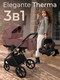 Миниатюра изображения товара Детская универсальная коляска Sweet Baby SBL Elegante Therma 3в1 (мокка)