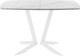 Миниатюра изображения товара Обеденный стол AMC Elite / Е19(1200) D6 (белый/мрамор кристалл)