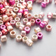 Миниатюра изображения товара Набор бисера Арт Узор Цилиндр. Карамельно-розовый глянец / 7998822