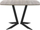 Миниатюра изображения товара Обеденный стол AMC Elite / Е19(1100) D6 (черный/дуб уайт-ривер песочно-бежевый)