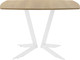 Миниатюра изображения товара Обеденный стол AMC Elite / Е19(1100) D6 (белый/дуб небраска натур)