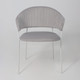 Миниатюра изображения товара Стул Алвест AV 433 (светло-серый бархат H-09/белый)