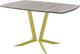 Миниатюра изображения товара Обеденный стол AMC Elite / Е19(1100) D6 (золото/дуб уайт-ривер песочно-бежевый)