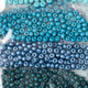 Миниатюра изображения товара Набор бисера Арт Узор Синяя лазурь / 9358796