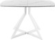 Миниатюра изображения товара Обеденный стол AMC Elite / Е20(1200) D6 (белый/мрамор кристалл)
