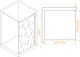 Миниатюра изображения товара Душевая стенка RGW WA-002G / 35100212-16