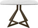 Миниатюра изображения товара Обеденный стол AMC Elite / Е20(1100) D6 (коричневый/мрамор кристалл)