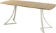 Миниатюра изображения товара Обеденный стол AMC Elite / Е24(1200) D6 (бежевый/дуб небраска натур)