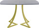 Миниатюра изображения товара Обеденный стол AMC Elite / Е24(1200) D6 (золото/бетон чикаго светло-серый)