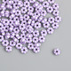 Миниатюра изображения товара Набор бусин декоративных Арт Узор Колечки. Сиренево-белые полосы / 9897362