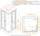Миниатюра изображения товара Душевой уголок RGW CL-36 / 06093699-41