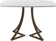 Миниатюра изображения товара Обеденный стол AMC Elite / Е24(1200) D6 (коричневый/мрамор кристалл)