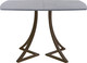 Миниатюра изображения товара Обеденный стол AMC Elite / Е24(1200) D6 (коричневый/бетон чикаго светло-серый)