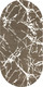 Миниатюра изображения товара Ковер Safyun Bravo / SN539-LIGHT-BROWN-OVAL (1.6x2.3)