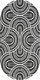 Миниатюра изображения товара Ковер Safyun Bravo / SN550-GREY-CREAM-OVAL (1.6x3)
