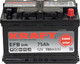 Миниатюра изображения товара Автомобильный аккумулятор KrafT EFB R+ 780A / EFB-L3. (75 А/ч)