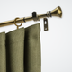 Миниатюра изображения товара Карниз для штор Sundays Home Люксор Раздвижной 16/19мм 1-рядный (антик, 1.6-3м)