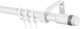 Миниатюра изображения товара Карниз для штор Sundays Home Имидж Раздвижной 16/19мм 1-рядный (белый глянец, 1.6-3м)