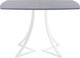 Миниатюра изображения товара Обеденный стол AMC Elite / Е24(1100) D6 (белый/бетон чикаго светло-серый)