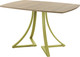Миниатюра изображения товара Обеденный стол AMC Elite / Е24(1100) D6 (золото/дуб небраска натур)