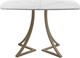 Миниатюра изображения товара Обеденный стол AMC Elite / Е24(1100) D6 (капучино/мрамор кристалл)
