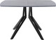 Миниатюра изображения товара Обеденный стол AMC Elite / Е21(1200) D6 (черный/бетон чикаго светло-серый)