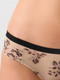 Миниатюра изображения товара Трусы женские Mark Formelle 412597 (р.90, черный цветочный принт на бежевом)