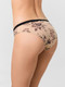 Миниатюра изображения товара Трусы женские Mark Formelle 412597 (р.94, черный цветочный принт на бежевом)