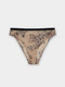 Миниатюра изображения товара Трусы женские Mark Formelle 412597 (р.94, черный цветочный принт на бежевом)