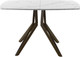 Миниатюра изображения товара Обеденный стол AMC Elite / Е21(1100) D6 (коричневый/мрамор кристалл)