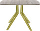 Миниатюра изображения товара Обеденный стол AMC Elite / Е21(1100) D6 (золото/дуб уайт-ривер песочно-бежевый)