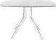 Миниатюра изображения товара Обеденный стол AMC Elite / Е21(1200) D6 (белый/мрамор кристалл)