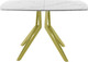 Миниатюра изображения товара Обеденный стол AMC Elite / Е21(1200) D6 (золото/мрамор кристалл)