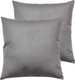 Миниатюра изображения товара Комплект подушек декоративных MATEX Aria Premium Velours / 65-623 (темно-серый)