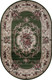 Миниатюра изображения товара Ковер Merinos Colizey D057-OVAL-GREEN (1х2)