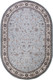 Миниатюра изображения товара Ковер Merinos Valencia Deluxe d251-OVAL-L.BLUE-BROWN (1.5х2.3)