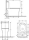 Миниатюра изображения товара Унитаз напольный Roxen Urban Tornado 600190-01